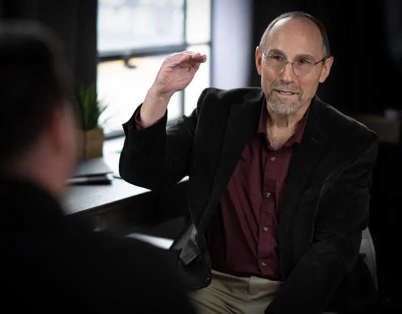 Ron Gilliland coaching with energy and passion